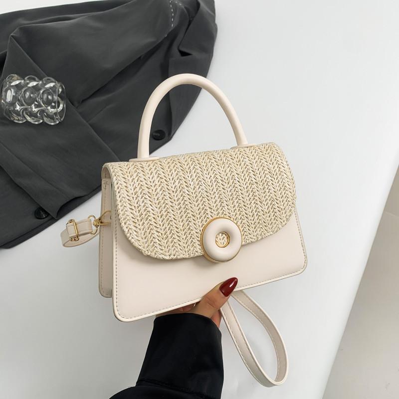 Stylish Women's Casual Small Square Handbag In Black Pink White Blue Green Khaki For Everyday Fashion