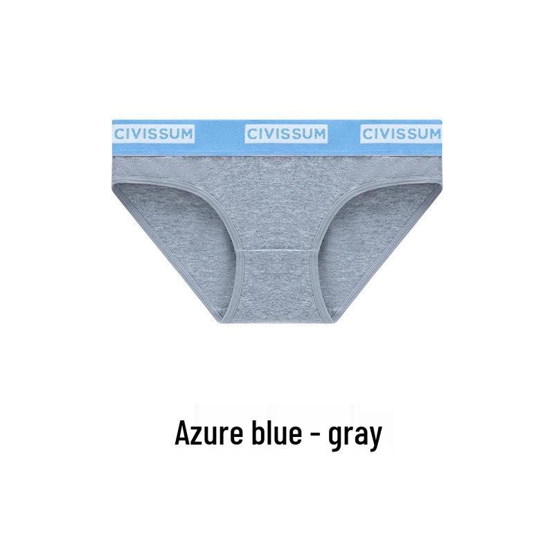 Low-Rise Sexy Exposed Waistband Pure Cotton Panties - Women's Comfortable Briefs