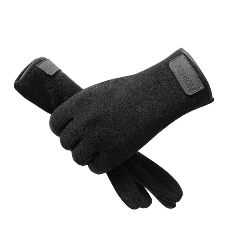 Warm Full Finger Mittens Korean Style Cycling Gloves Elegant Thin Fleece Gloves  Outdooor