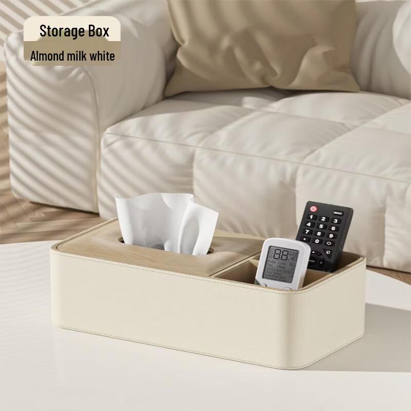 Desktop Tissue Box with Organizer