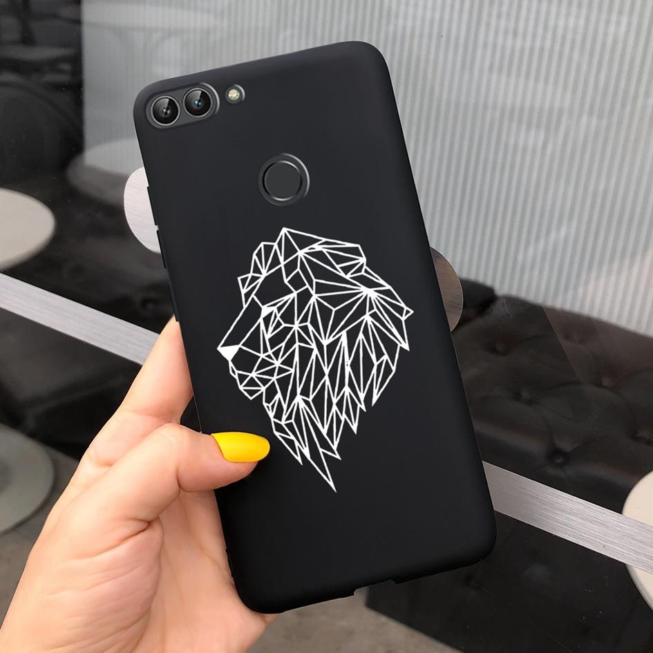 For Huawei P Smart Case For Huawei P Smart 2018 Daisy Flower Phone Case FIG-LX1 Soft Tpu Silicone Back Cover On PSmart 5.65" Bag