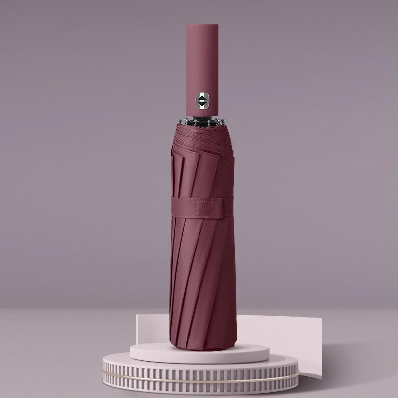 24 Bone Automatic Folding Umbrella Windproof Sunshade Umbrella Men's and Women's Luxury Business Umbrella Sunshade Zwq