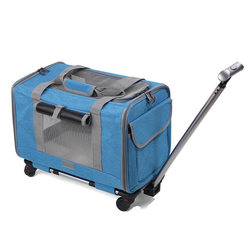 Pet Carrier with Wheels for Dogs