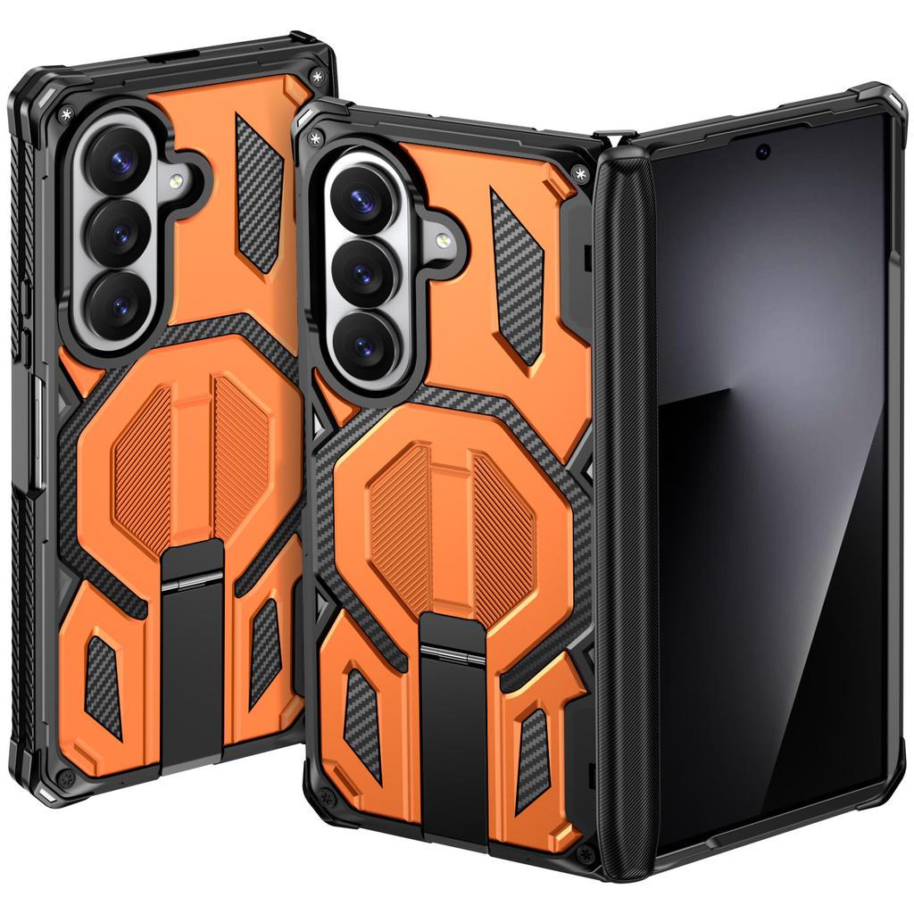 Europe, America and Other Cross-border Applicable Samsung Fold8 Mobile Phone Case, Military Grade Anti-drop Zfold7 Folding Screen Mobile Phone Protect