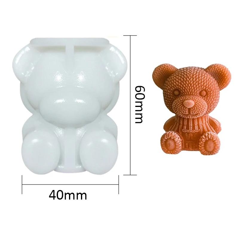 

1-10 шт 3D Медведь Форма для льда Силиконовый кубик для льда Медведь Инструменты для приготовления мороженого Кофе Холодные напитки Формы для мороженого своими руками 1PC