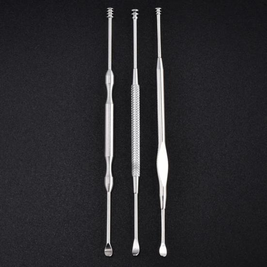 Stainless Steel Earpick Wax Stick Remover Curette Cleaner Ear Pick Tool New