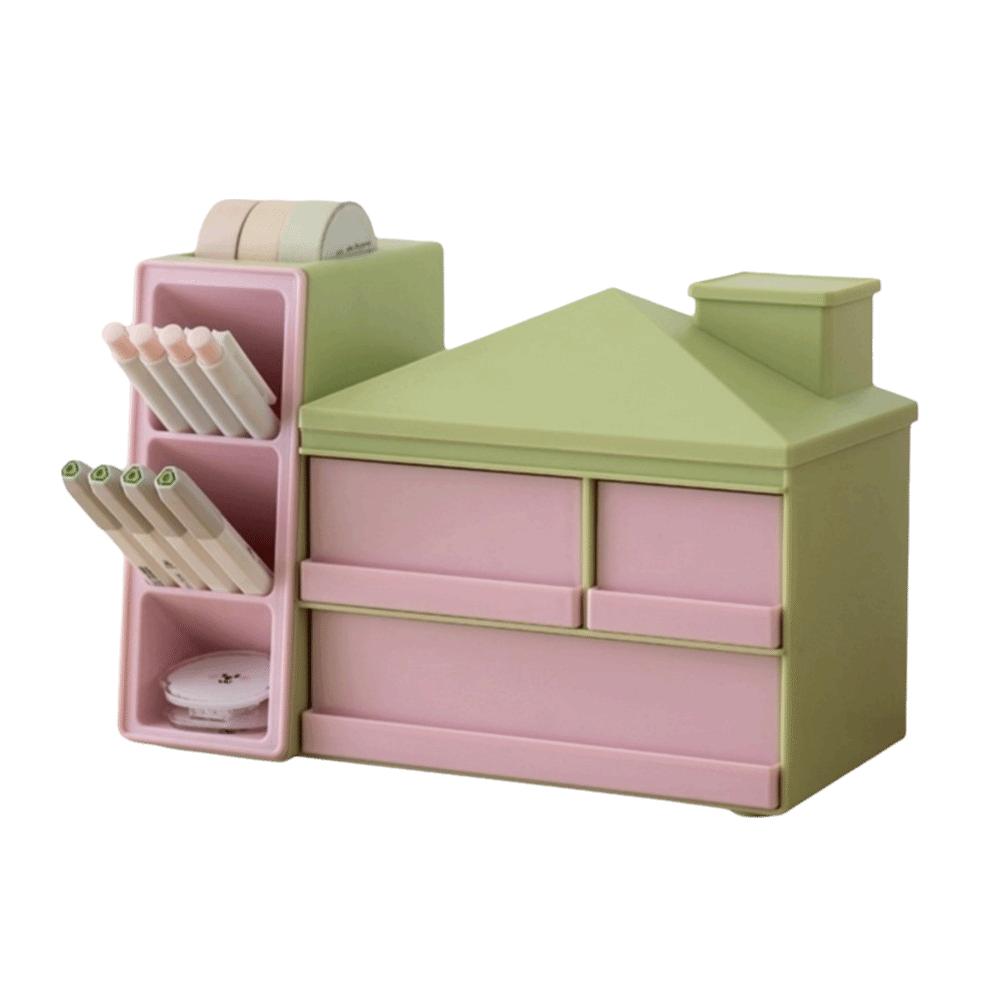 Large Capacity Desk Stationery Storage Box Desk Organizer Sundry Storage Rack  for School Office
