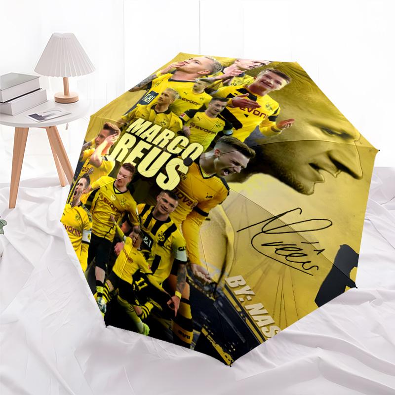 1 Stück B-BVB Regenschirm, Sonnenschutz und UV-Schutz. Es hat acht stabile Rippen für den Außenbereich und ist perfekt als Weihnachtsgeschenk.