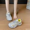 Fashionable Mesh Shoes 2024 Autumn New Design Sense Thick Sole Breathable Casual Women's Shoes Zapatillas De Deporte Sneakers