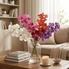 Moisturizing Phalaenopsis Branch 80 CM Real Touch Orchids Vase Decor Fake Flower  Hotel