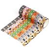 1x 10M Dekoratives Halloween Katze Kürbis & Zwerg Washi Tape Set für Scrapbooking Klebeband Masking Tape Süße Journaling Schreibwaren