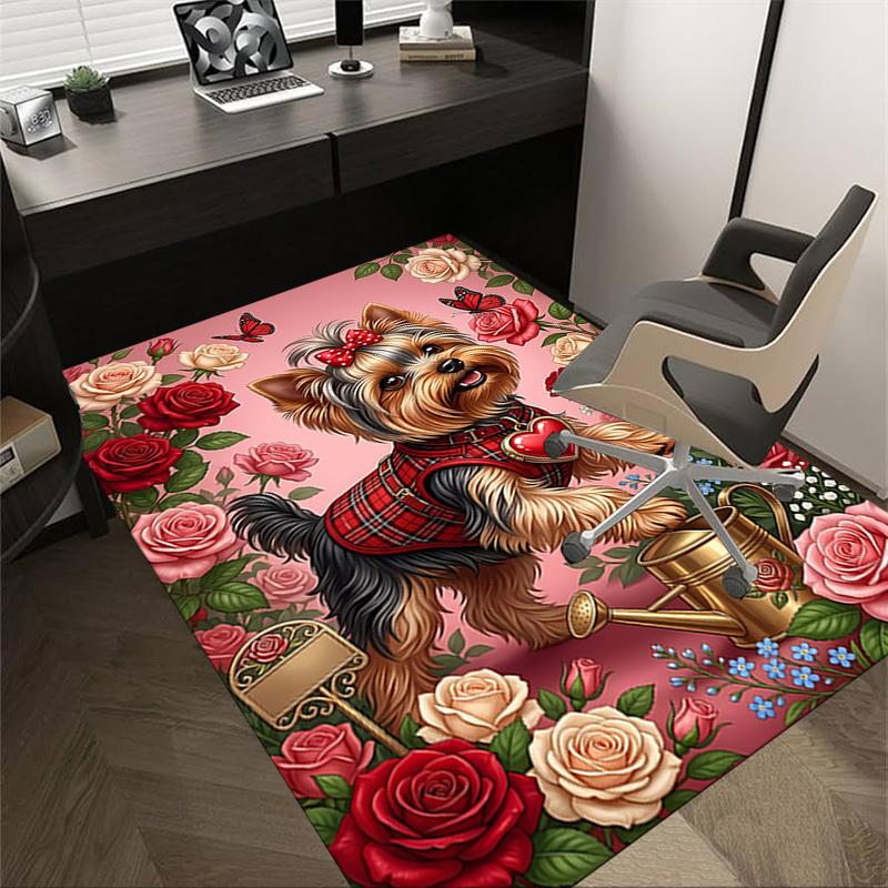 

1PC Doggie Extra Large Non-Slip Floor carpet, Office, family, bedroom, Studio - Large Area Rug,Longlasting Material-K0392 60cm by 90cm