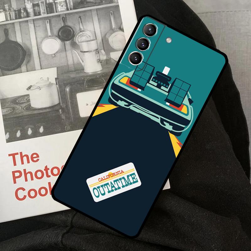 Back To the Future Movie Phone Case For Samsung Galaxy S24 Ultra S22 S23 S20 S21 S24 FE S9 S10 Plus Note 10 20 Ultra