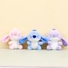 Adorable Stitch Plush Keychain Purple Cute 12cm Short Plush Toy For Bags