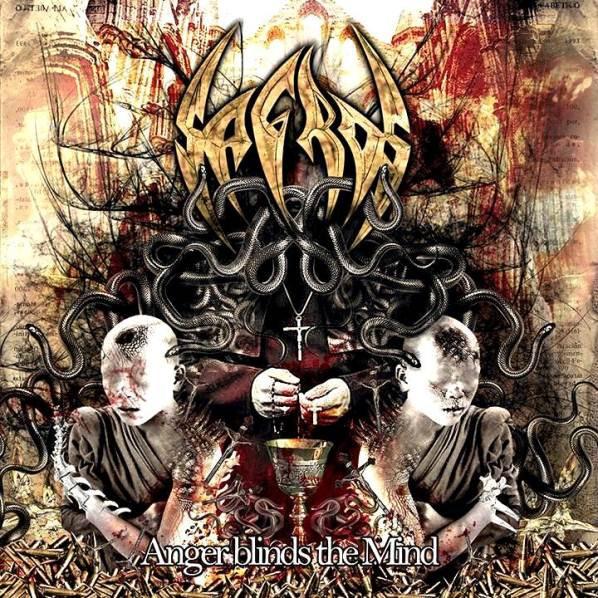CD SAGROS - Anger Blinds The Mind HWS32CD Hateworks 2013 Colombia Rock Used