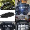 Motorcycle Bag 3-Pocket Windshield Batwing Fairing Pouch For Harley Touring Electra Street Tri Glide FLHX FLHTP FLHTCU 2014-UP