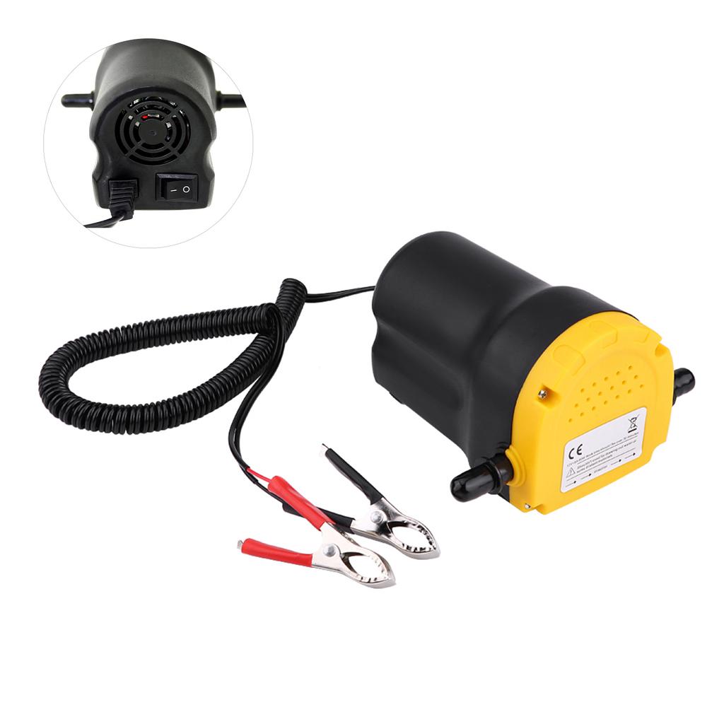 DC 12V 60W Fluid Extractor Motor Oil Diesel Transfer Pump 250L Hour For Car Motorbike Quad