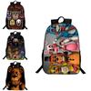 Vibrant Five Nights At Freddy's Backpack With Anime Pattern For Kids And Students