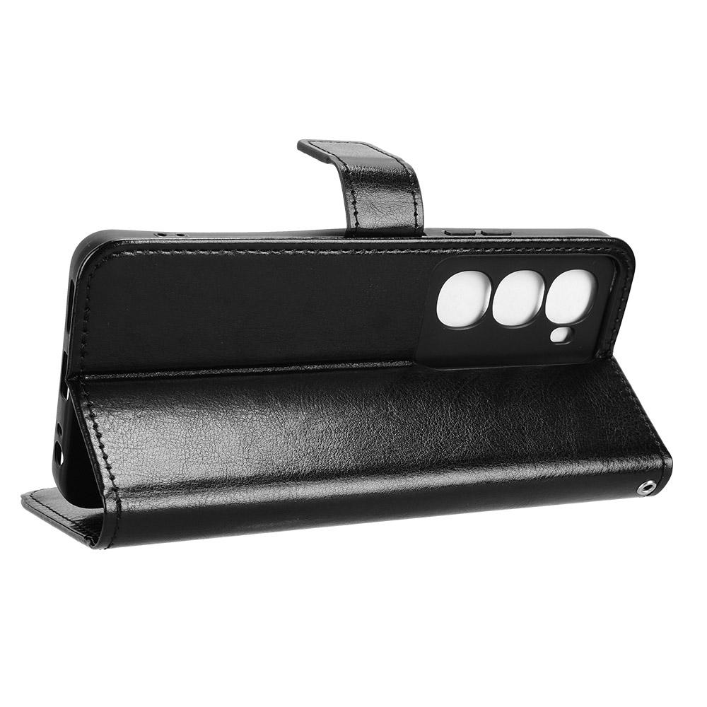 For itel City 100 4G Case Crazy Horse Texture PU Leather Phone Wallet Cover