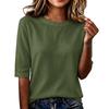 Women's Casual Loose Fit Half Sleeve T Shirt Lightweight Round Neck Comfortable Everyday Top Suitable for Various Occasions