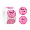 Thankyou sealing sticker thank you sticker flower hand mark sticker handicraft decoration sticker