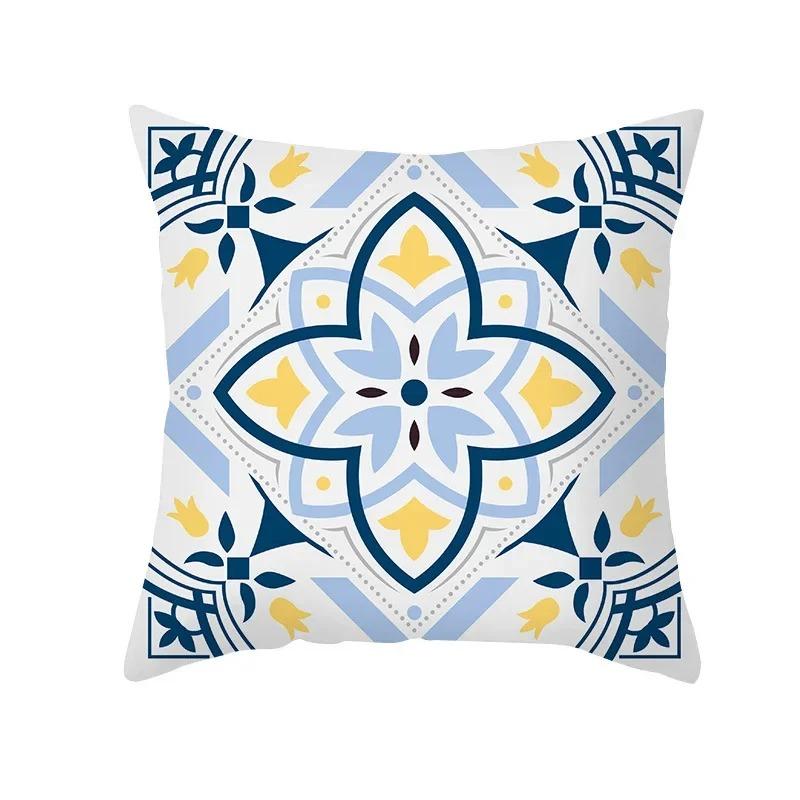 Home Decor Exquisite Patterned Decorative Throw Pillow Covers Pattern Cushion Cover Suitable For Sofa Bedroom Car Pillow Cover