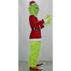 Nouveau Costume de Noël Cosplay Vêtements Déguisement Père Noël Monstre Bizarre aux Cheveux Verts Grinch Costume de Performance de Fête
