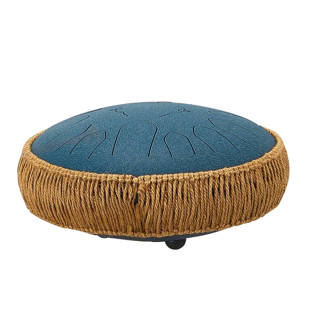 Tambour à langue en acier, 30,5 cm, 13 notes, Tambour de pluie pour jardin extérieur, Tambours musicaux en Do majeur avec livre de musique et mailloches, Instrument de percussion pour la méditation