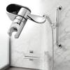For Shower Rail No-drill Mount 360 Shower Holder Bathroom Safety Length 138 Mm Shower Holder For Seniors Shower Head Holder