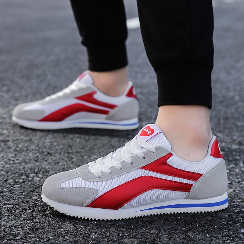 New Couple Fashion Sports Shoes Lightweight Breathable Casual Sneakers Men Low-Cut Flat Shoes Wome Trainers zapatillas de hombre