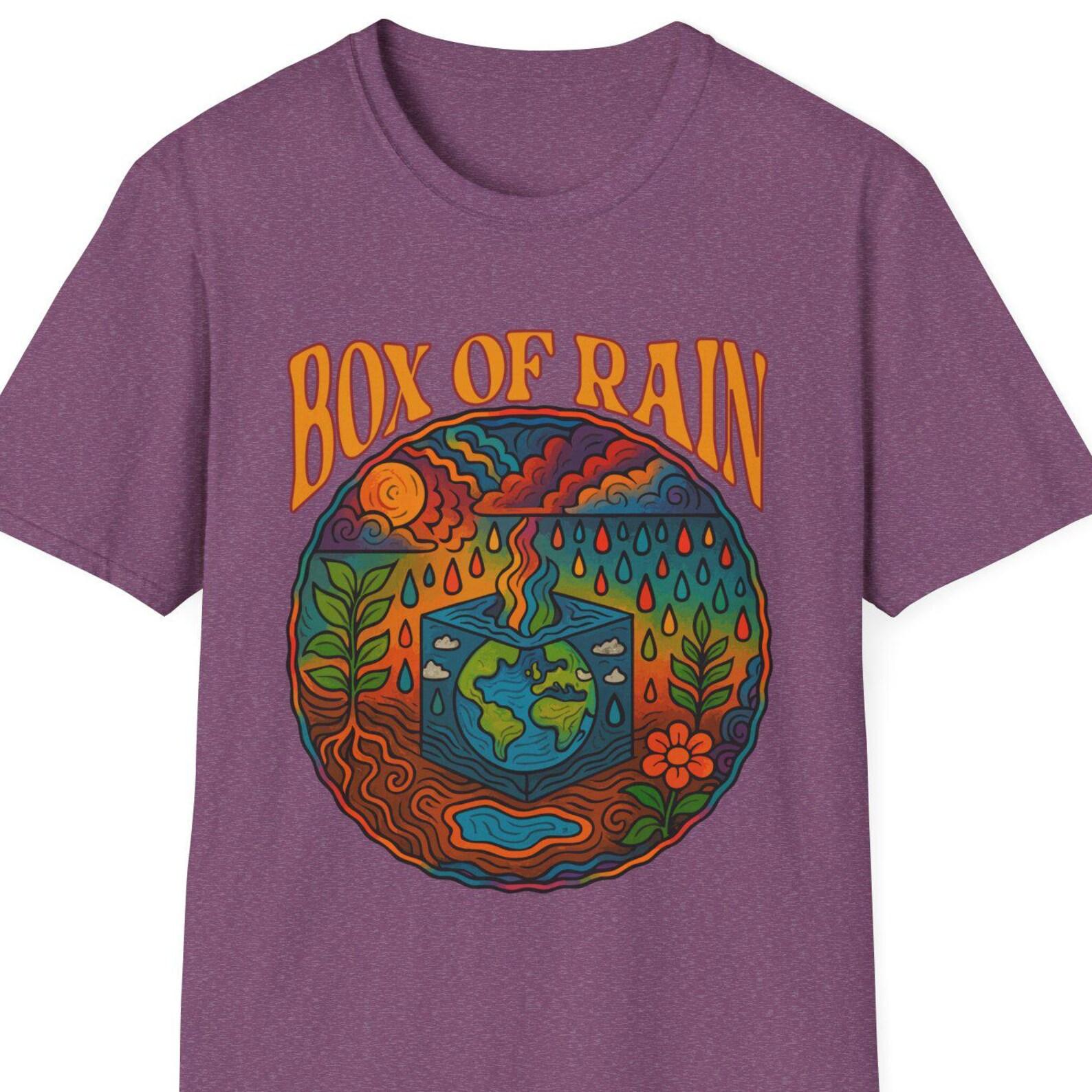 Grateful Dead Box of Rain Tee - Cosmic Softstyle Unisex T-Shirt M