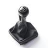 5 6 Speed Car Gear Shift Knob For SEAT IBIZA IV (6J) 2009 2010 2011 2012-2017 With Gaiter Boot Leather Cover Case Accessory