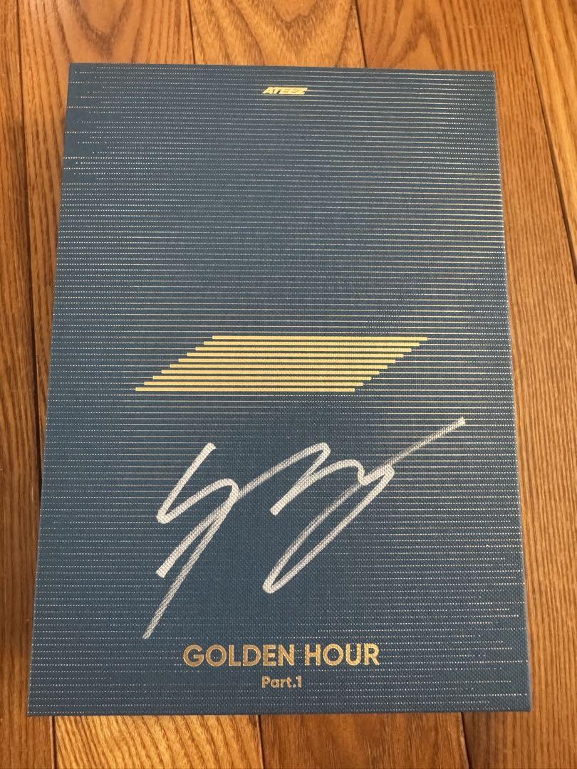 

[USED] ATEEZ hello82 Golden Hour autographed Mingi