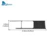 Real Soft Carbon Fiber Sticker For Kia Sportage NQ5 2022 2023 2024 2025 LHD RHD Car Headlight Switch Frame Trim Accessories