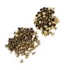 100 sett 8 x 8 mm dobbelhette nagler metallskinn håndverksreparasjoner studs piggdekorasjon (Bronse)