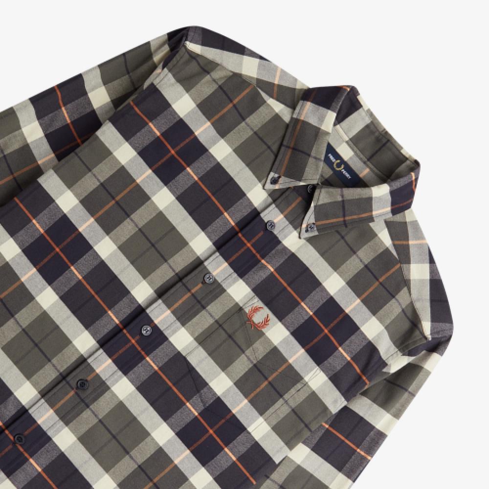 Fred Perry [sharp] Brushed Tartan Shirt  638  Afpm2336643 638