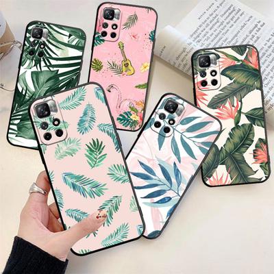 Retro Flower Leaf Phone Case For iPhone Samsung Galaxy Redmi Xiaomi Note S A  7 8 9 10 11 12 13 14 15 16 20 21 22 23 53 54 Pro Max Plus Ultra TPU Soft