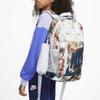 Nike Elemental Minimalist Fashion Sports Casual Logo Print Fabric Backpack Small Unisex backpack Football-Grey Vine-Blue DQ5337-085