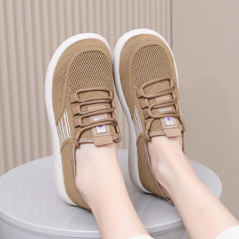 Damen Frühjahrsmode Allround Einzelne Schuhe Damen Mesh Atmungsaktiv Bequem Leicht Abriebfest Damenschuhe