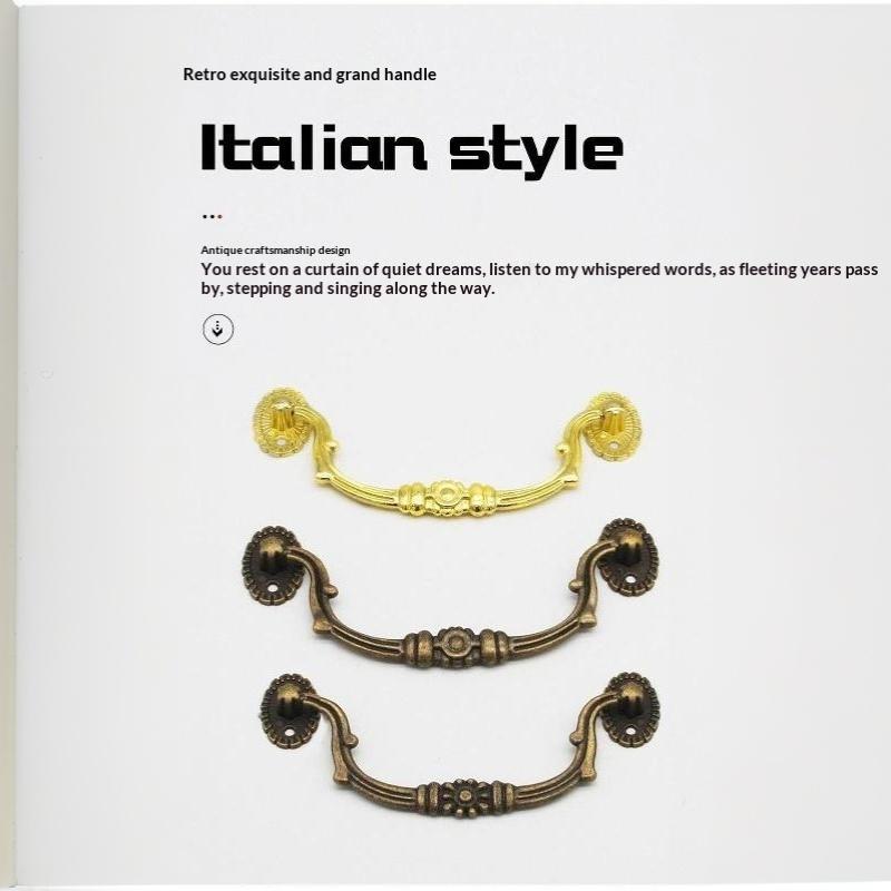 1 Pezzo Maniglia per Mobili Vintage Maniglie in Legno Retrò per Scatola Regalo Vino Pomelli Tiranti per Cassetto Armadietto Ferramenta per Mobili da Cucina