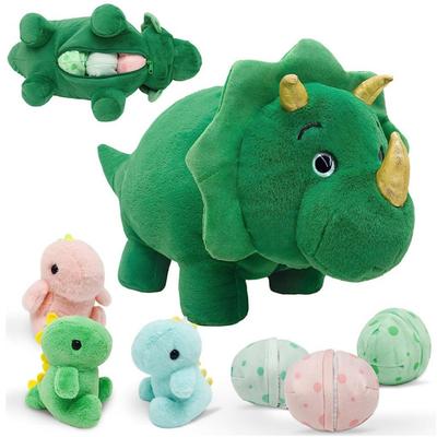 New Mother Child Series Fun Mother Child Triangle Dragon Doll Dinosaur Mother Dinosaur Egg Plush Toy Gift