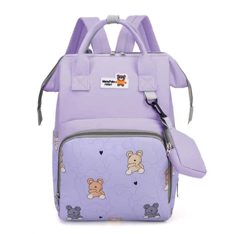 Large-capacity mommy bag, multi-functional baby bag, baby products storage, backpack, thermal insulation mother and baby bag