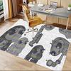 1 Stück Powerpuff Girls Teppich Anti-Rutsch Polyester Fußmatte für Büro.Schlafzimmer