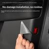 HOMEFISH For Car Door Anti Kick Pad Leather Sticker Trim Kit For Tesla Model Y Juniper Side Door Protector Interior Decoration