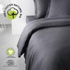 Duvet Cover - - 240 X 260 Cm - Cotton - Organic Charcoal