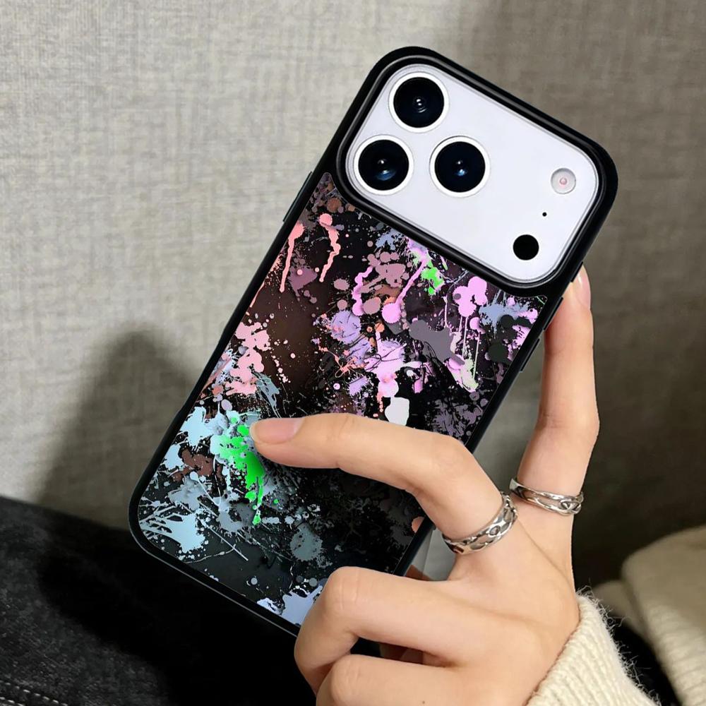 Capa Case for iPhone 17 Air 16 Pro Max 15 Plus 11 13 Mini 14 12 Back Phone Cover Graffiti