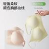 Ultra-thin Steel-free Rings Gather, Breathable and Seamless Women's Underwear, Ice Muscle Jelly Glue, Soft Support Bra Herbal