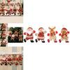 Merry Christmas Dancing Ornaments Featuring Festive Santa Snowman Reindeer Bear Decorations