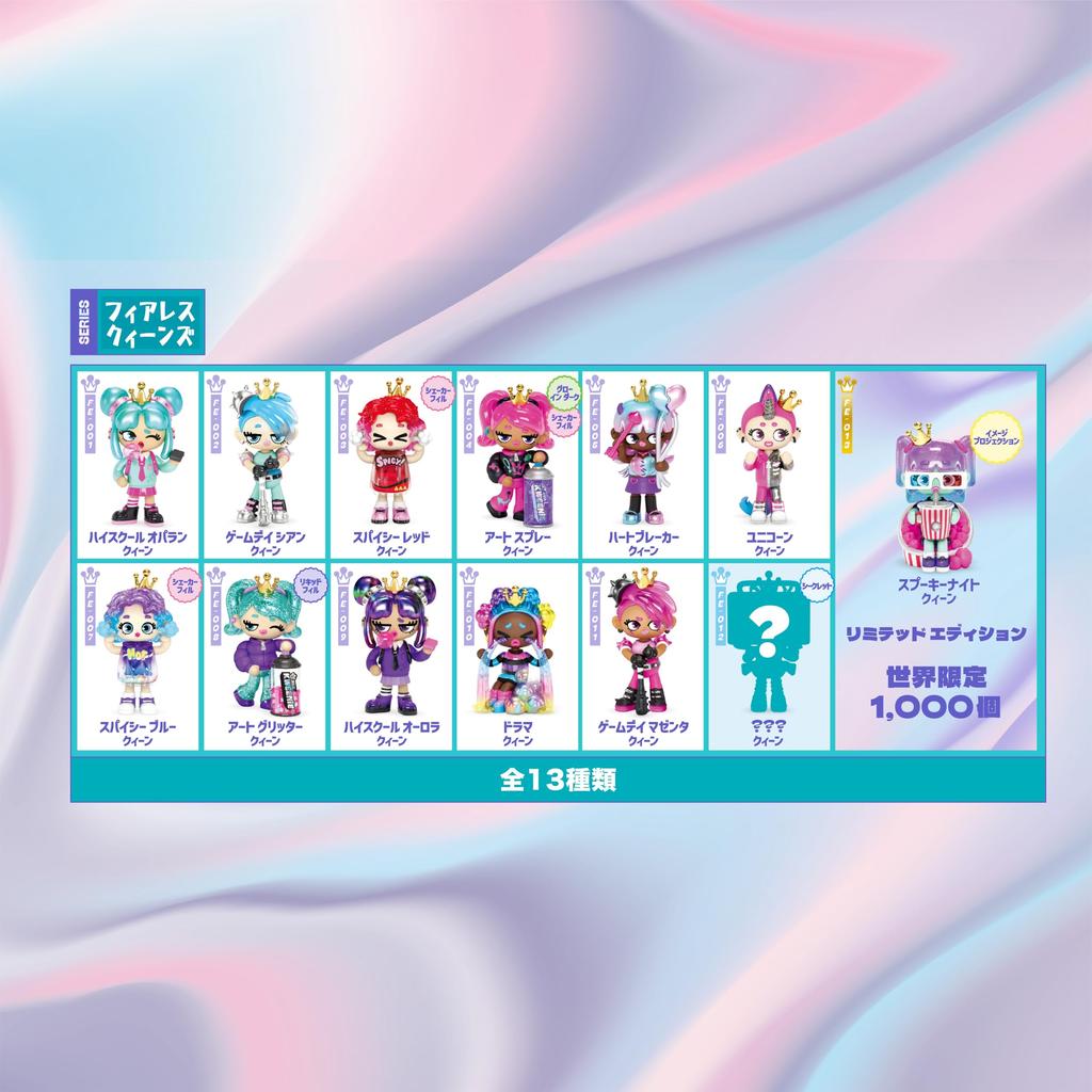 Hassy Topin XOX KWEENIE Blind Package Single Figure (Queenie Fearless)