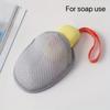 4 Stück Taschenseifenschaumnetz, Weißes Netz Reise Tragbar Seifenblatt Schaumnetz - Wiederverwendbares Badeseifenblatt Reinigungs-Schaumnetz